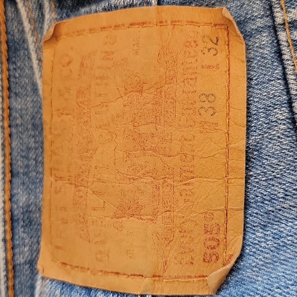 Men's 38x32 505 Regular Fit, Straight Leg Jeans